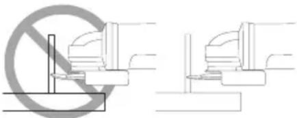 DEWALT DCG415B - Esmerilado y Corte de Bordes (Fig. K) - 1
