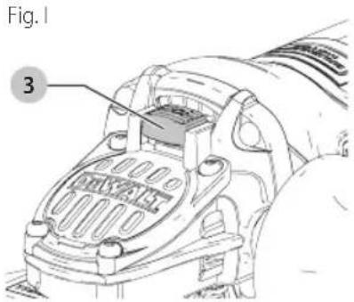DEWALT DCG415B - Verrouillage de la broche (Fig. I) - 1