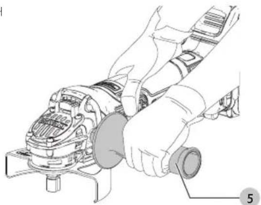 DEWALT DCG415B - Proper Hand Position (Fig. H) - 1