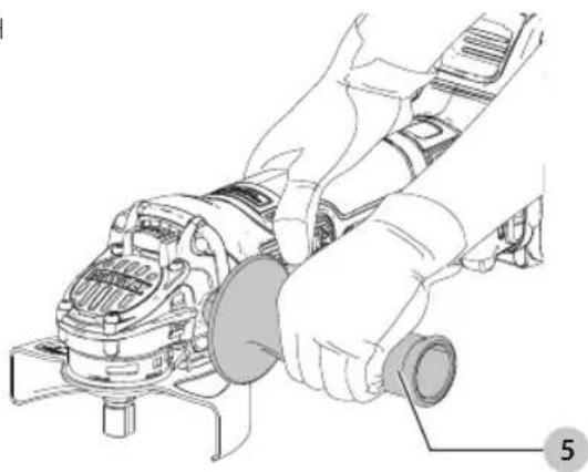 DEWALT DCG415B - Position correcte des mains (Fig. H) - 1