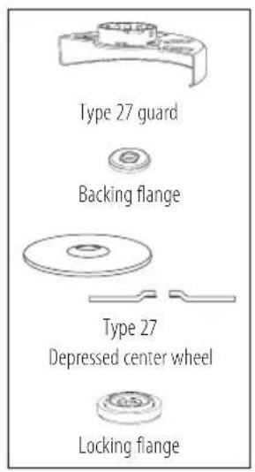 DEWALT DCG415B - ACCESSORIES CHART - 1