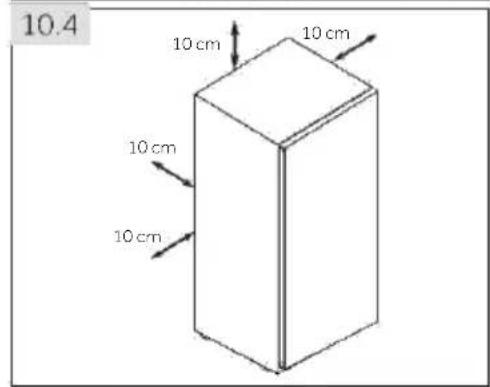 HAIER H4F272WEH1K - Απαιτήσεις χώρου - 1