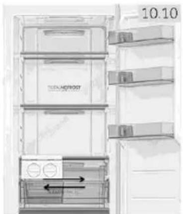 HAIER H4F272WEH1K - Eiswürfelbereiter verschieben - 1