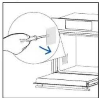 HAIER H6 ID23B3CTW - Changing the lateral bulb: - 2