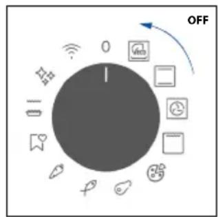 HAIER H6 ID23B3CTW - SWITCHING ON/OFF THE OVEN - 2