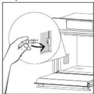 HAIER H6 ID25B3LYTB - Changing the lateral bulb: - 4