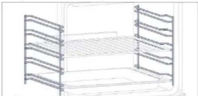 HAIER H6 ID25B3LYTB - ④ Grilaje laterale de sârmă (doar dacă există\*) - 1