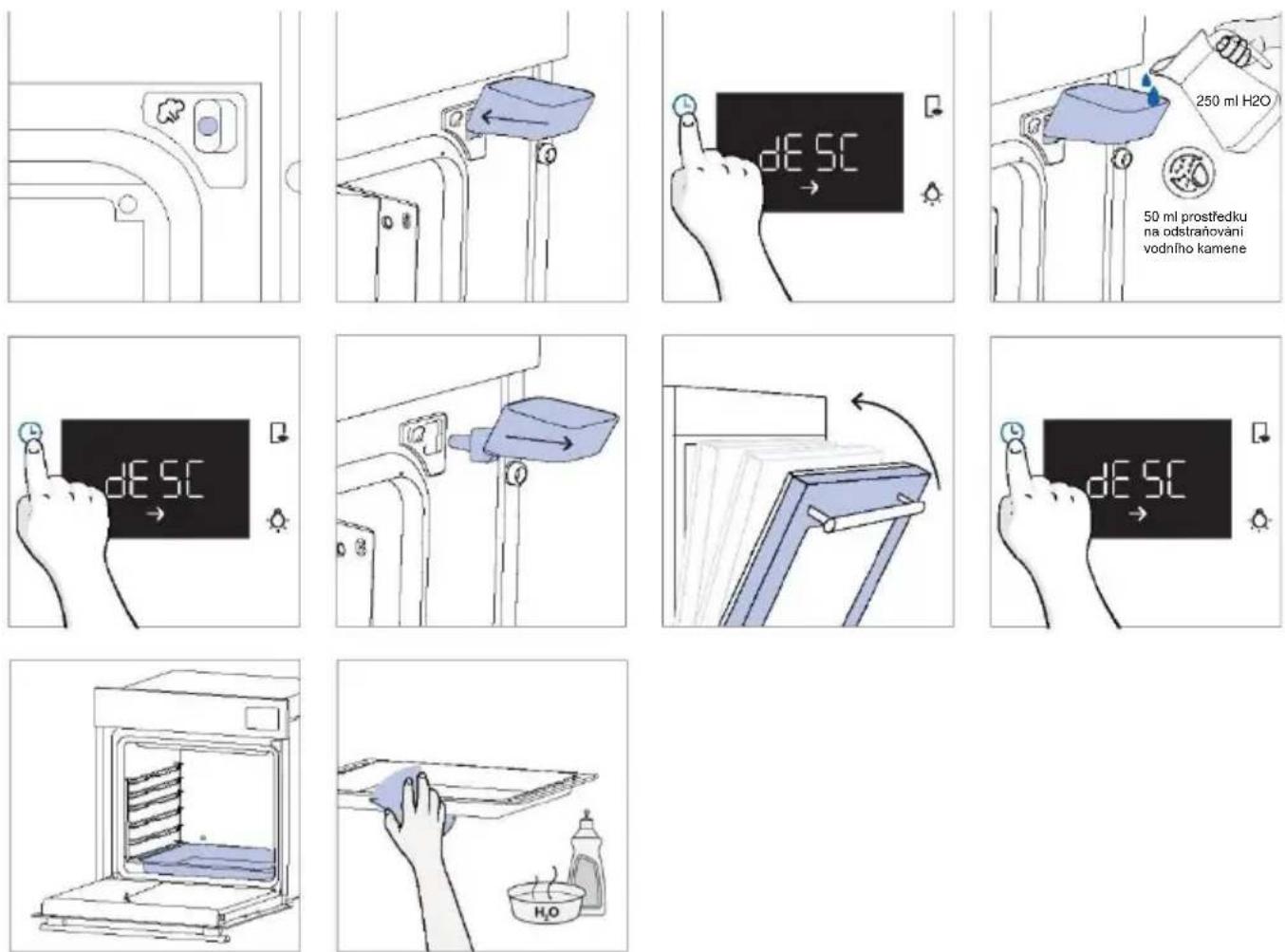 HAIER H6 ID25B3LYTB - Krok 2 (odstranění vodního kamene): - 1