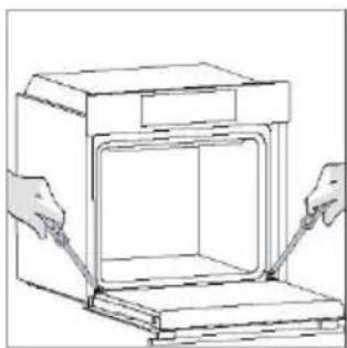 HAIER H6 ID25B3LYTB - ESTERNO DEL FORNO: smontaggio e pulizia della porta in vetro - 8