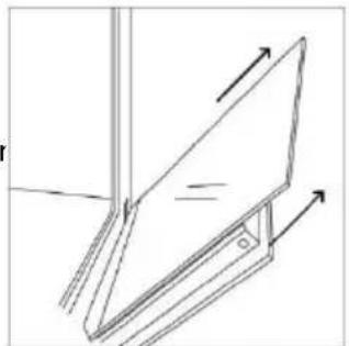 HAIER H6 ID25B3LYTB - AUSSERHALB DES BACKOFENS: Ausbau und Reinigung der Glastür - 3