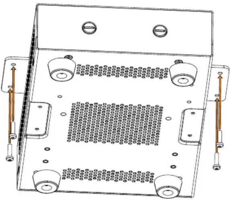 LD Systems AMP 405 - MONTAGE SOUS LA TABLE / SUR LA TABLE - 1