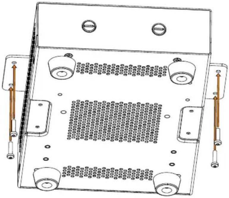 LD Systems AMP 405 - MONTAŻ POD BLATEM / NA BLACIE - 1
