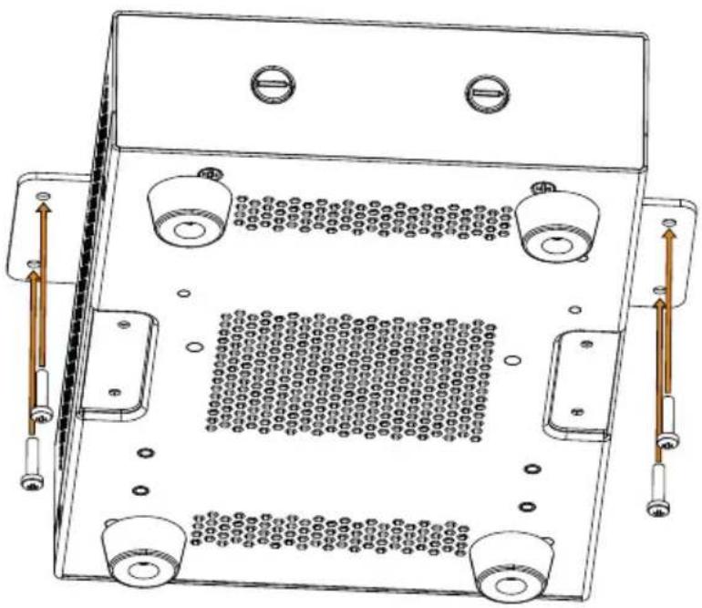 LD Systems AMP 405 - MONTAGGIO SOTTO TAVOLO/SU PIANO - 1