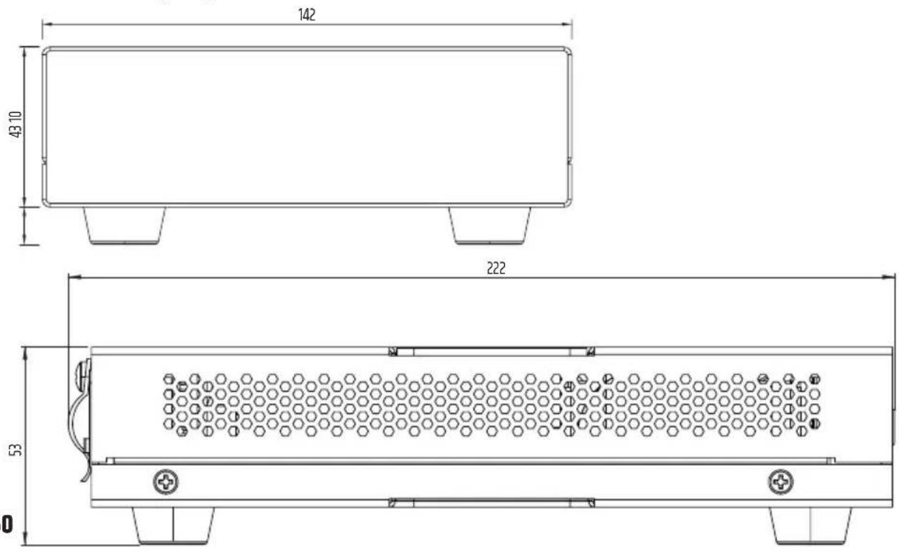 LD Systems AMP 405 - DIMENSIONS (MM) - 1