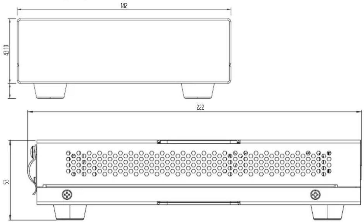 LD Systems AMP 405 - DIMENSIONS (MM) - 1