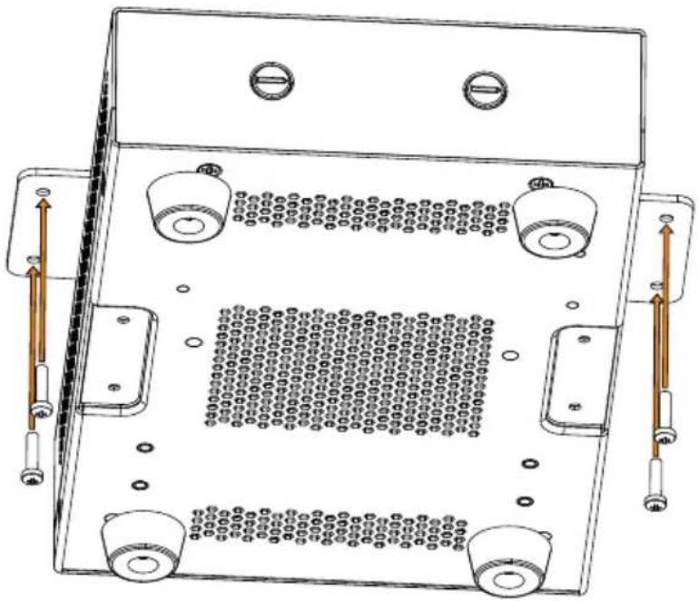 LD Systems AMP 405 - UNTER- / AUFTISCHMONTAGE - 1