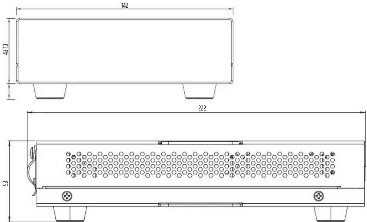 LD Systems AMP 405 - DIMENSIONES (MM) - 1