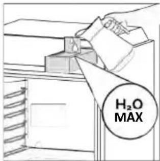 HAIER H6 ID46G5SYTB - Cum se utilizează rezervorul de abur pentru programele de gătit cu abur - 2