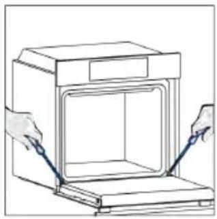HAIER H6 ID46G5SYTB - EXTERIORUL CUPTORULUI: îndepărtarea și curățarea ușii de sticlă - 1