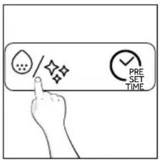 HAIER H6 ID46G5SYTB - Step 1 (Removing residual water from steamer): - 1