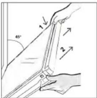 HAIER H6 ID46G5SYTB - VÄLJASPOOL AHJU: klaasukse eemaldamine ja puhastamine - 2
