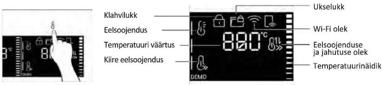 HAIER H6 ID46G5SYTB - TEMPERATUURI MENÜÜ - 1