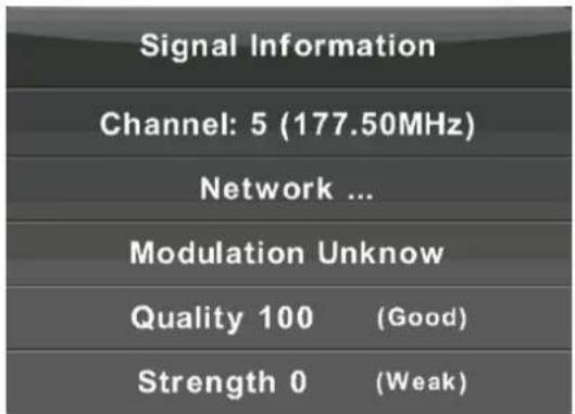THOMSON 40HD2S14 - Informations sur le signal - 1