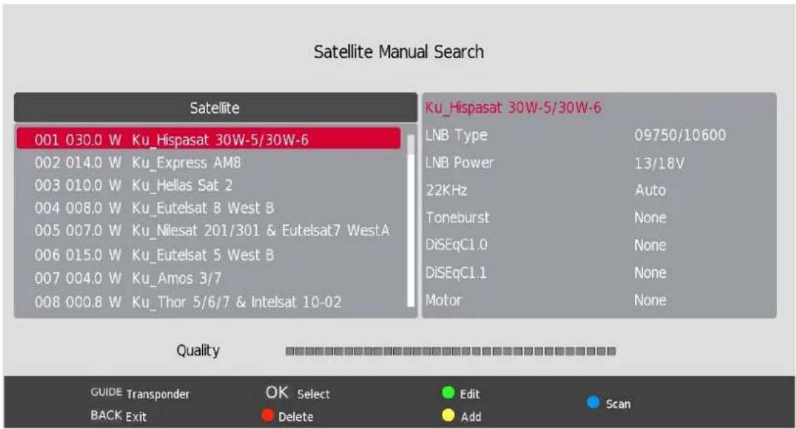 THOMSON 40HD2S14 - Con guration de l'antenne parabolique - 1