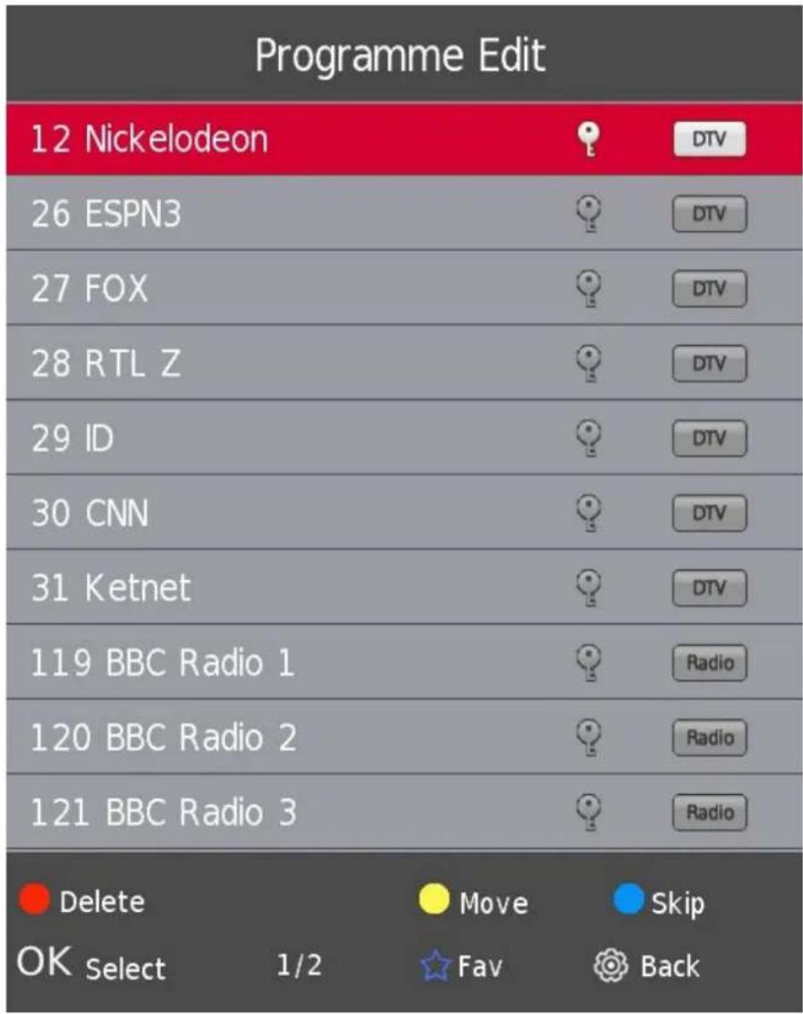 THOMSON 40HD2S14 - Modification de programme - 1