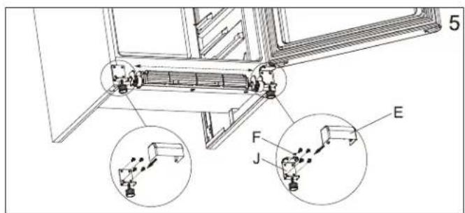 DANBY DUF167A5WDD - INSTRUCTIONS D'INVERSION DE PORTE - 2
