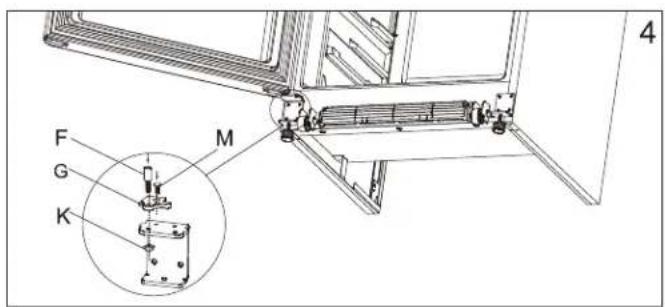 DANBY DUF167A5WDD - DOOR REVERSAL INSTRUCTIONS - 4