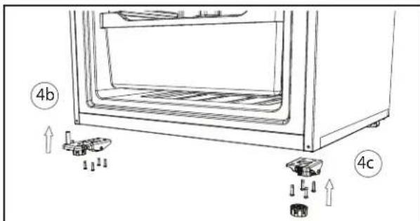 DANBY WUF170W - INSTRUCTIONS POUR L'INVERSION DE LA PORTE - 4