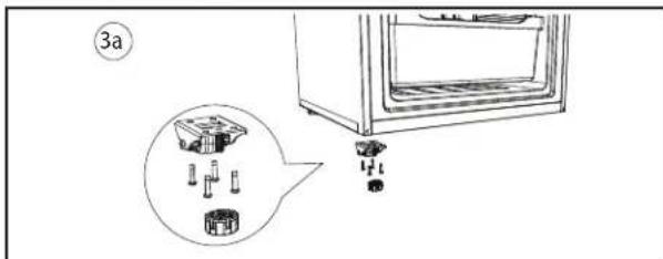 DANBY WUF170W - INSTRUCCIONES PARA INVERTIR LA PUERTA - 2