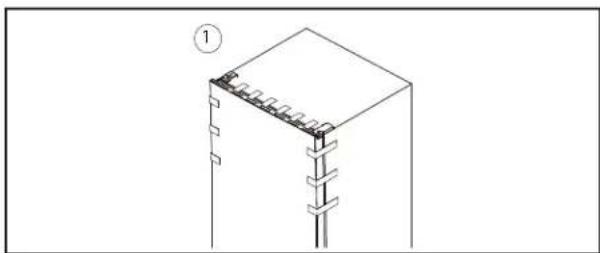 DANBY WUF170W - DOOR REVERSAL INSTRUCTIONS - 1