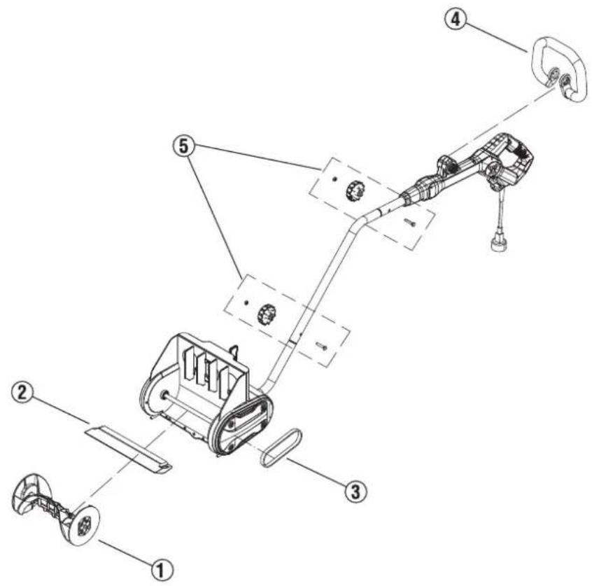 WESTINGHOUSE WSnow11S - STORING THE SNOW SHOVEL - 1