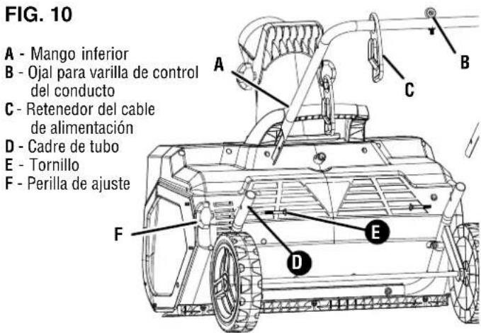 WESTINGHOUSE WSnow23 - INSTALACIÓN DEL MANGO INFERIOR - 3