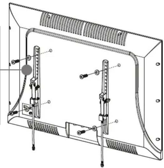 Best Buy BE-TVLTLC - Pour un téléviseur à dos de forme irrégulière ou obstrué : - 9