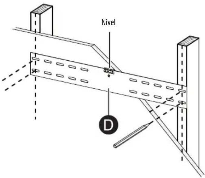 Best Buy BE-TVLTLC - PASO 5: Opción 1: Instalación en una pared con viga de madera - 3