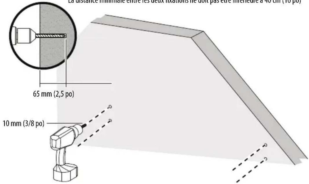 Best Buy BE-TVLTLC - ÉTAPE 5 - Option 1 : Installation sur un mur à montants en bois - 9