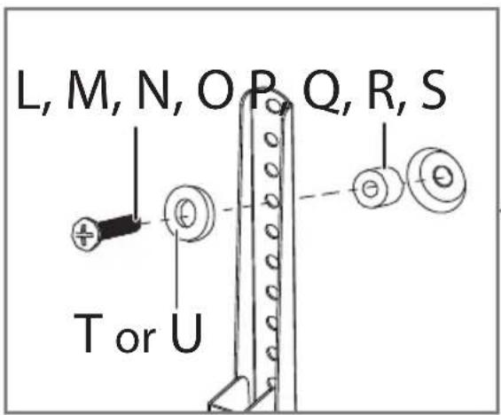 Best Buy BE-TVLTLC - STEP 3 - Option 2: Attach hardware to an irregular or obstructed back TV - 3