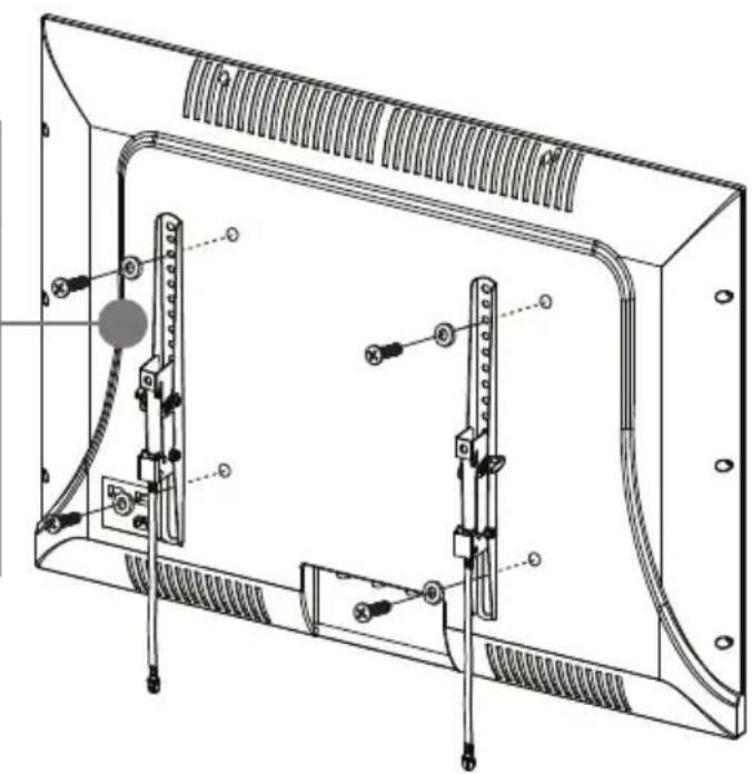 Best Buy BE-TVLTLC - STEP 3 - Option 1: Attach hardware to a flat back TV You'll need - 4