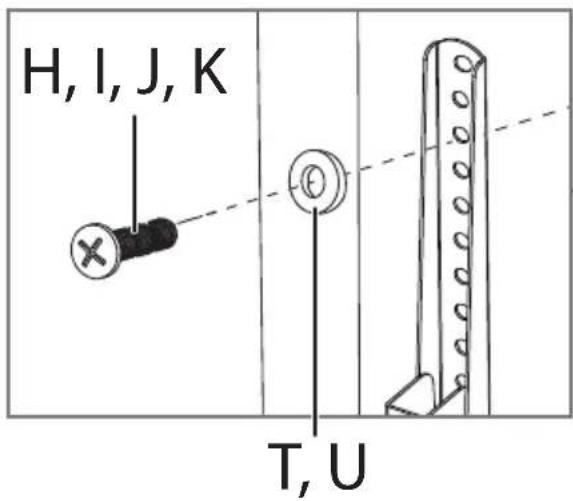 Best Buy BE-TVLTLC - STEP 3 - Option 1: Attach hardware to a flat back TV You'll need - 3