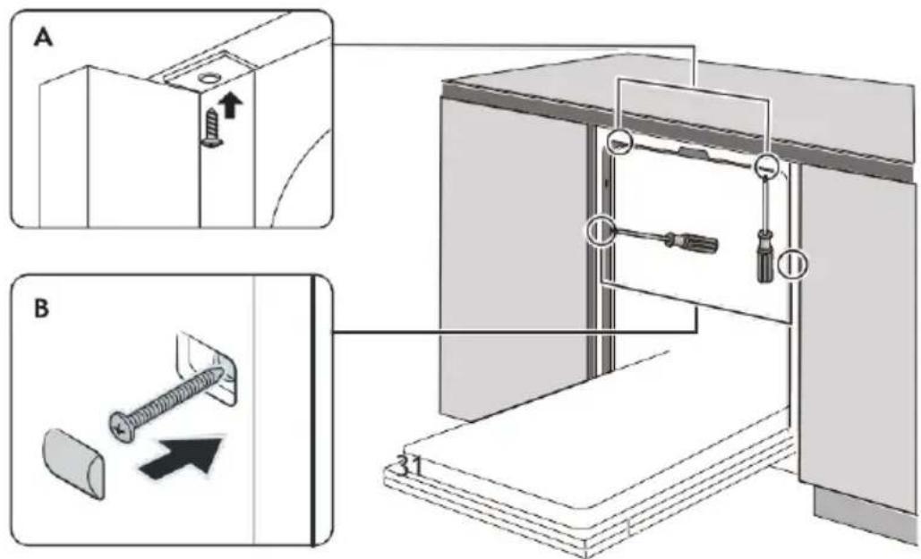 TEKA DFI 46740 - Veuillez consulter les étapes d'installation spécifiques dans les dessins d'installation. - 1