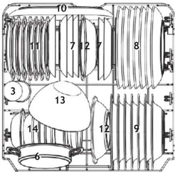 TEKA DFI 46740 - Lower basket: - 1