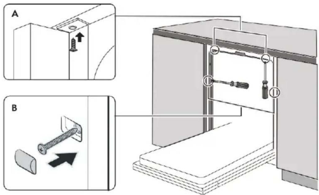 TEKA DFI 46740 - Step 4. Dishwasher installation steps - 2