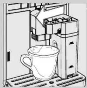 SAECO Moltio HD8769 - Réglage de la longueur du lait émulsionné dans la tasse - 1