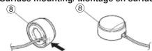 ALPINE DDC-F17B - When dressing the wire for surface mounting/Lors du dressage des câbles pour le montage en surface. - 1