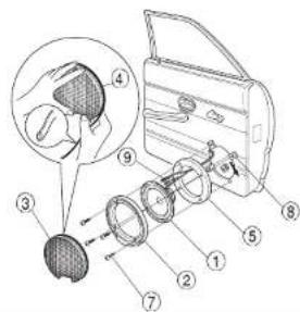 ALPINE DDC-R17A - ■ Instructions d'installation du woofer - 1