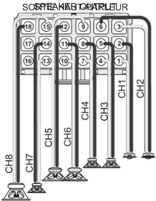 ALPINE PDP-E800DSP - Système avant à 3 voies + central + subwoofer - 2