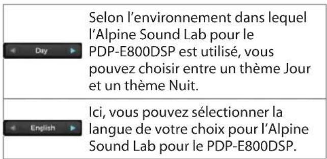 ALPINE PDP-E800DSP - ② État de l'Alpine Sound Lab pour le PDP-E800DSP - 1